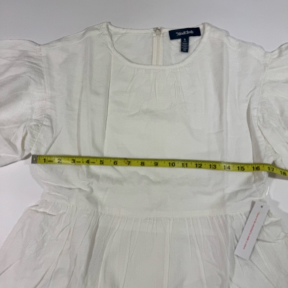 New ModCloth Flutter of Brilliance Tiered Dress Ivory - Picture 6 of 7